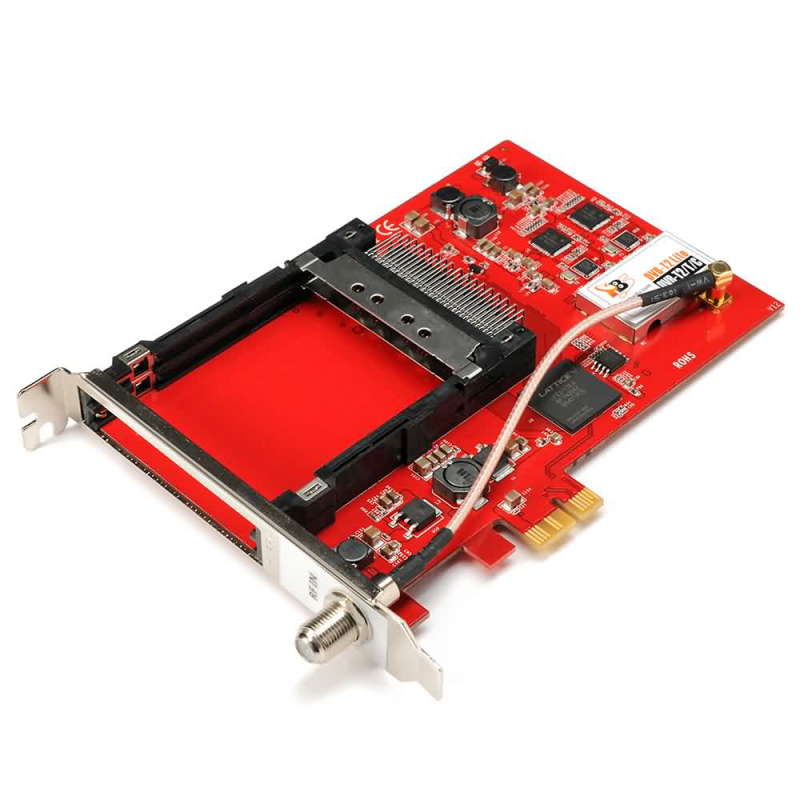 DVB-T2/T/C Dual-Tuner, PCIe Terrestrial or cable-TV-card with CI, TBS ...