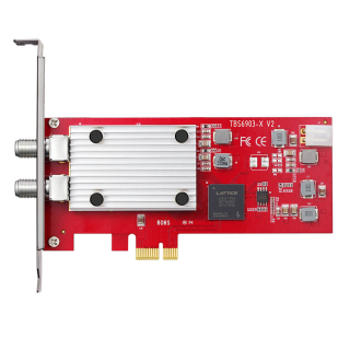 DVB-S2X/-S2/-S Doppel-Tuner, Profi PCIe Satelliten-TV-Karte, TBS