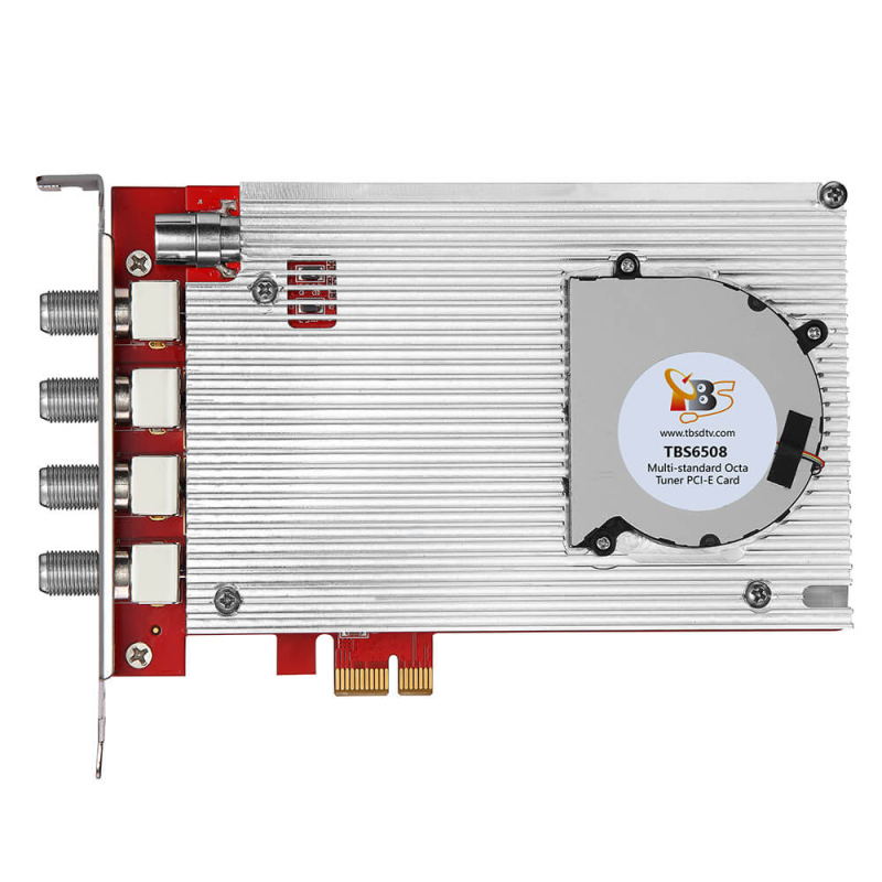 DVB-Multi Standard Octa-Tuner, PCIe TV-Card, TBS-6508